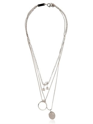 Maison Martin Margiela 7812 Maison Martin Margiela - Triple Chain Necklace With Pendants