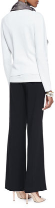 Eileen Fisher Silk-Cotton Short Jacket