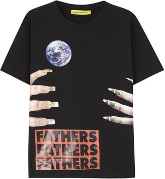 Raf Simons X Sterling Ruby Fathers printed cotton T-shirt