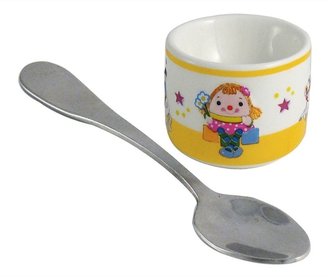 Little Miss Aynsley China Humpty Egg Cup and Spoon