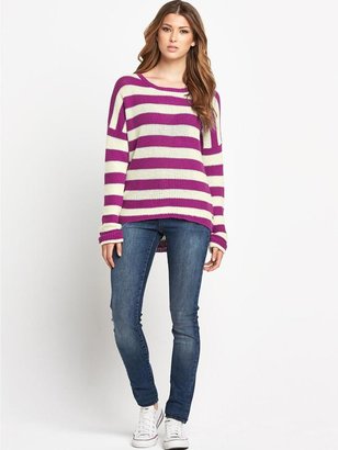 Firetrap Cable Knitted Stripe Jumper