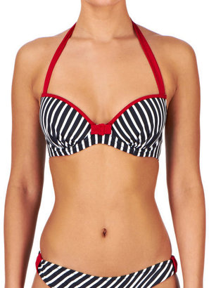Pour Moi? Women's Pour Moi Ahoy Stripe Padded Bikini Top