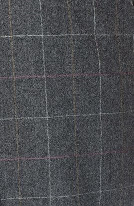 Paul Smith 'Byard' Grey Graph Wool Pants