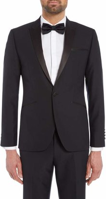 Kenneth Cole Men's Slim Fit Dusk tuxedo jacket with satin peak lapel