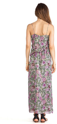 Anna Sui Sunflowers Print Maxi Dress