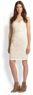 Joie Orchard Cotton Crocheted Dress