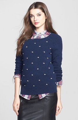 Halogen Embellished Cashmere Sweater (Regular & Petite)
