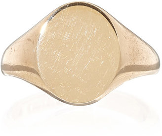 Annina Vogel Gold Antique Oval Signet Ring