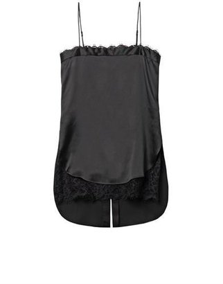 Adam Lippes Silk and lace cami top