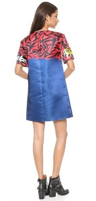 Marc by Marc Jacobs Motocross Printed Short Sleeve Dress