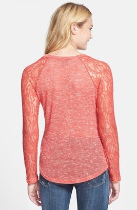 Paper Crane Lace Detail Sweater (Juniors)