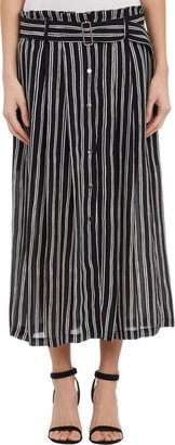 A.L.C. Stripe McDermott Skirt-Multi