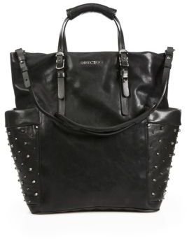 Jimmy Choo Blare Studded Leather Tote