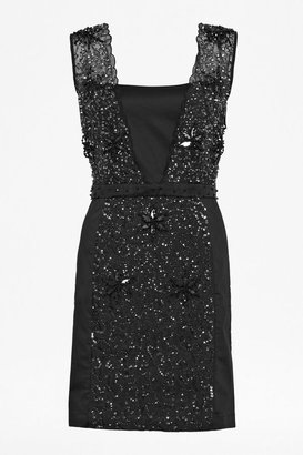 French Connection Angelfire sparkle dress