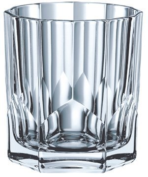 Nachtmann Aspen Crystal Double Old Fashioned/Whiskey Tumblers, Set Of 6