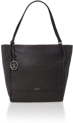 Calvin Klein Renee black medium chain tote bag