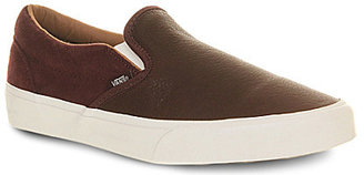 Vans Classic slip-on leather trainers - for Men
