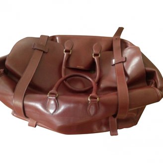 Hermes Burgundy Leather Bag
