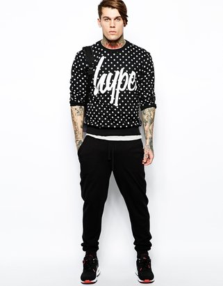 Hype Crew Sweatshirt In Polka Dot Exclusive To ASOS