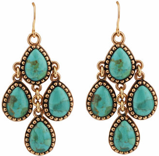 Artsmith BY BARSE Art Smith by BARSE Turquoise Droplet Earrings
