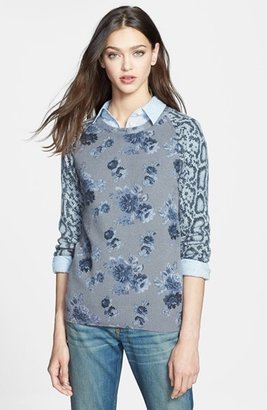 Equipment 'Sloane' Print Cashmere Sweater