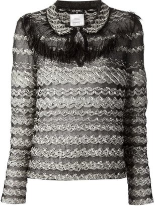 Chanel vintage woven top