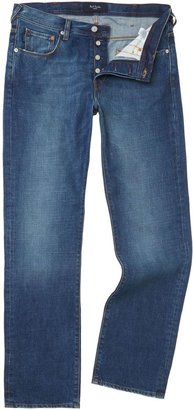 Paul Smith Men's Easy fit mid wash jeans