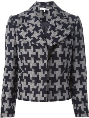 Carven check pattern jacket