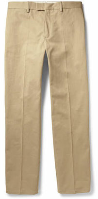Dunhill Croft Straight-leg Cotton-twill Trousers