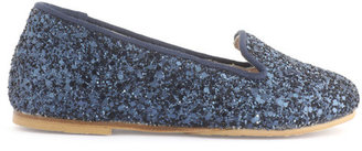 Bloch Midnight blue sequined slip on shoes