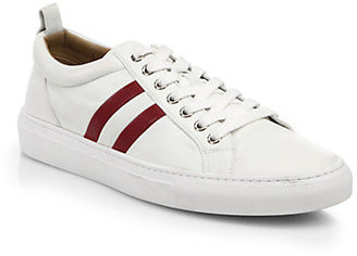 Bally Perforated Trainspotting Lace-Up Sneakers