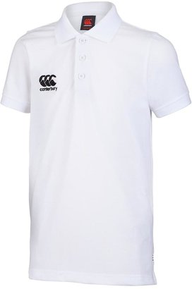 Canterbury of New Zealand Junior Club Polo Shirt - White