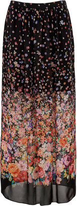 Forever New Andrea floral border maxi skirt