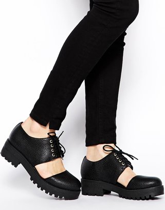 ASOS MAYDAY Cut Out Flat Shoes