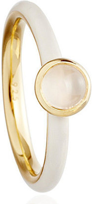 Astley Clarke Sea shell centime 18-carat gold vermeil ring