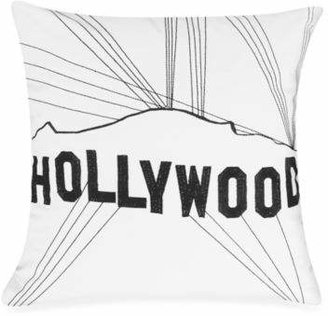 Bed Bath & Beyond Passport Postcard Hollywood Square Throw Pillow in Black/White