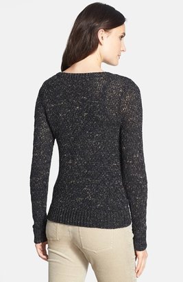 Eileen Fisher Scoop Neck Short Sweater (Regular & Petite) (Online Only)