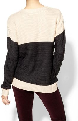 Juicy Couture Ash Rain + Oak Rosa Colorblock Sweater