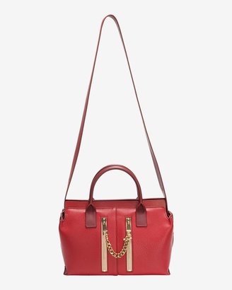Chloé Cate Structured Satchel: Red
