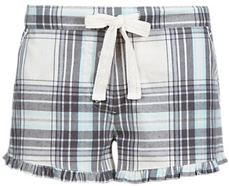 Marks and Spencer M&s Collection Pure Cotton Woven Checked Pyjama Shorts