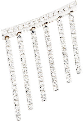 Ileana Makri Women's Diamond & White Gold Curtain Earring