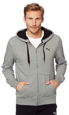 Puma Grey zip through sweat hoodie