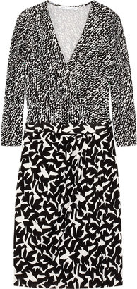 Diane von Furstenberg Melodi printed silk-jersey wrap-effect dress