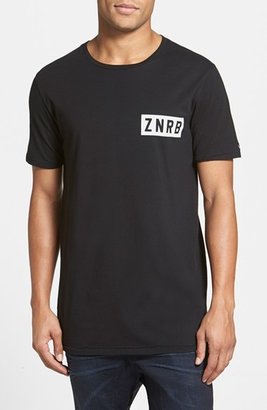 Zanerobe 'Flintlock - Bloc' Long Line Graphic T-Shirt