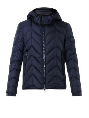 Moncler Berriat chevron quilted down jacket