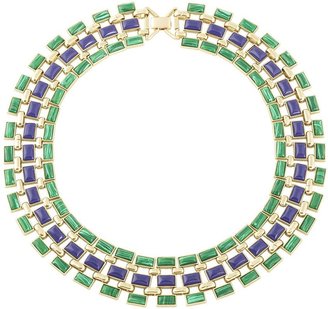 House Of Harlow Azure Mosaic Collar Necklace