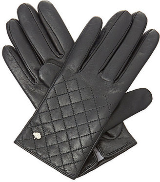 Mulberry Nappa quilted glove