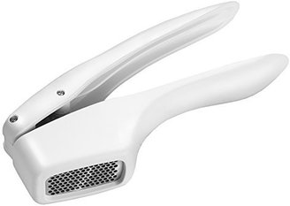 Jamie Oliver Cookware Range Quick and Easy Garlic Press, Plastic and Stainless Steel/White