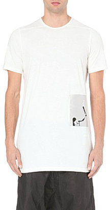 Rick Owens Patch cotton-jersey t-shirt