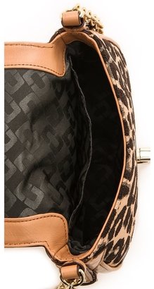 Diane von Furstenberg Sutra Mini Leopard Jacquard Cross Body Bag